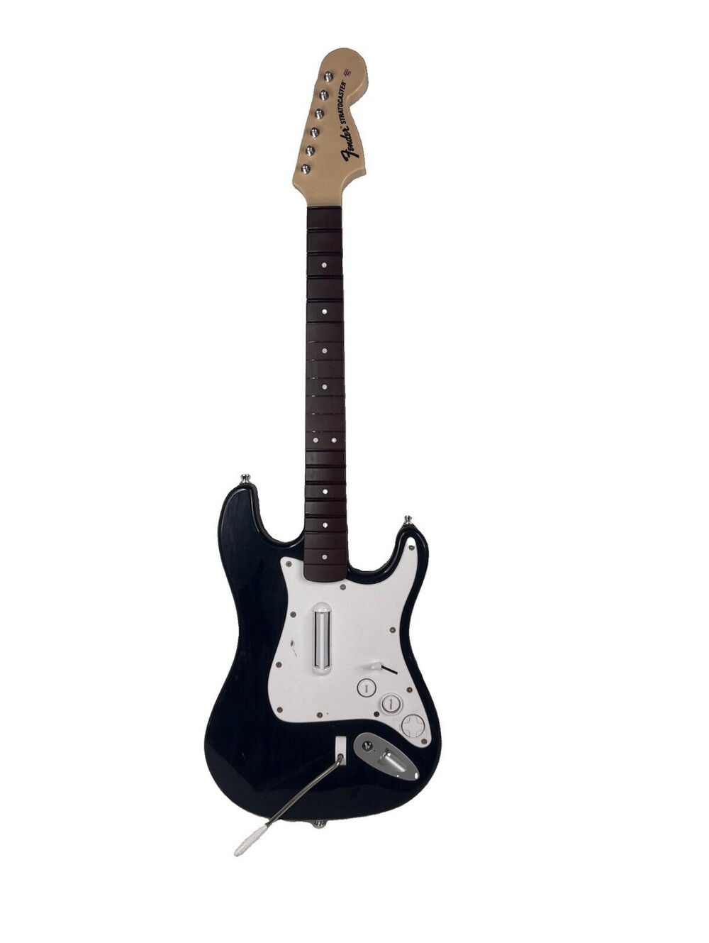 Rock Band 4 Black Wireless Guitar Fender Stratocaster Play Station  - UNTESTED